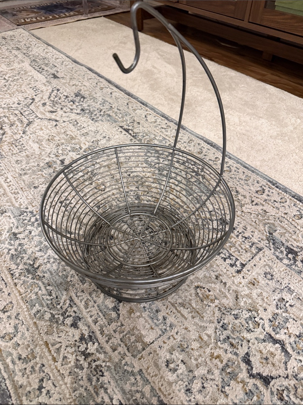 Target Metal Hanging Fruit Basket in Gray